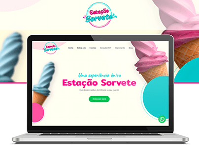 Website - Estação Sorvete