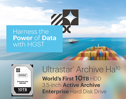 HGST "Harness the Power of Data" Ad Campaign