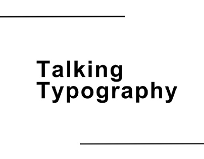 Talking Typography