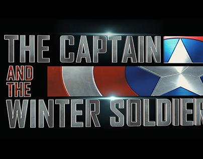 CAPTAIN and the winter soldier movie title animation