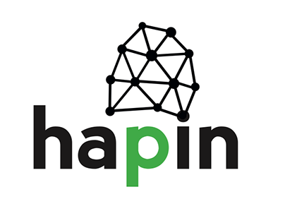 'hapin' logo design