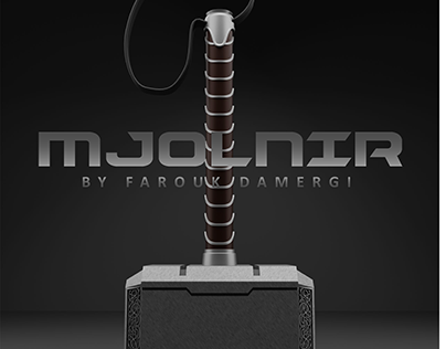 Mjolnir ( Thor's Mighty Hammer : Rendered in Blender )