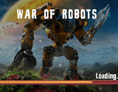 War of Robots Game UI Design