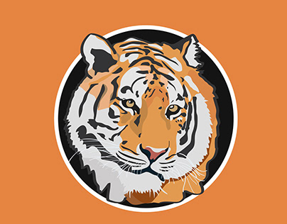 Custom Made Tiger Illustration