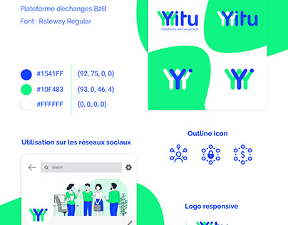 Création de logo "Yitu" & charte graphisque