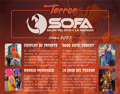 Infografía: SOFA - Terror 2023