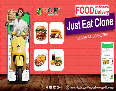 Just Eat Clone App - On demand food delivery app