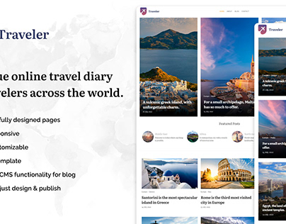 Traveler - A unique online travel blog