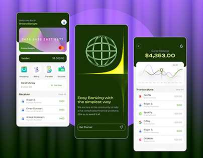 Banking App UI UX Design