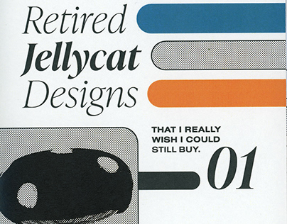 Retired Jellycat Designs Zine #1