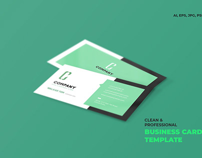 Clean & Professional Business Card Template By Websroad