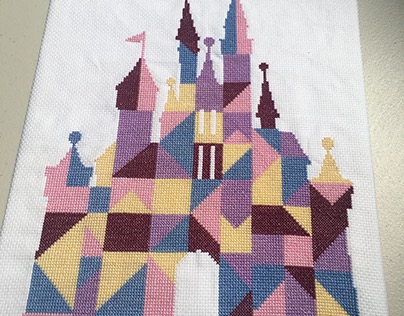 Disney Castle Cross-Stitch