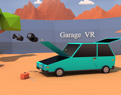 Garage VR - Low-poly VR Experience Concept