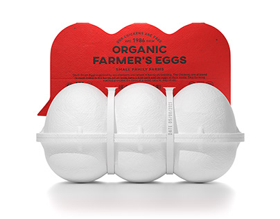 Organic farmer's eggs
