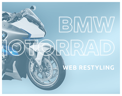 BMW Motorrad — Web Design Restyling