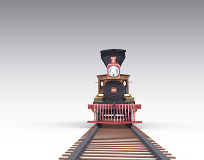 Leviathan Steam Train - 3D Model