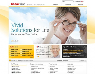 Kodak - Database driven content management solution.