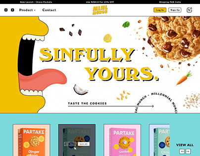 cookies Packaging & Website Design