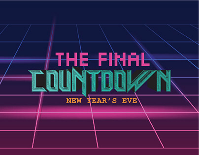 The Final Countdown (NYE) Event Key Visual/Poster