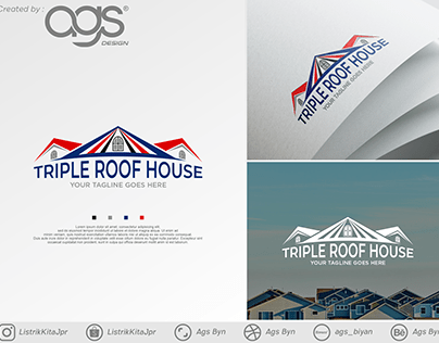Triple roof house