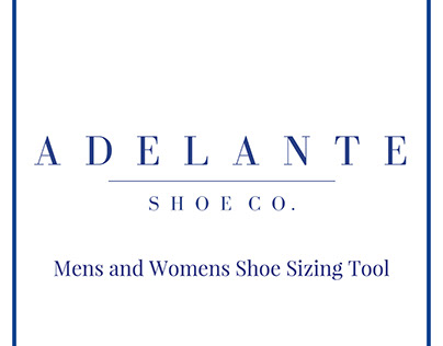Adelante Shoe Co. Shoe Sizing Tool