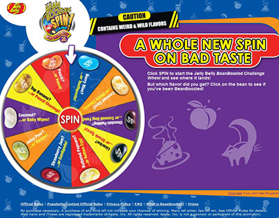 Jelly Belly / Bean Boozled Spin Game