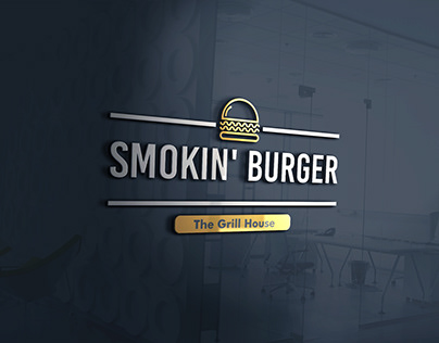 Smokin Burger Logo design