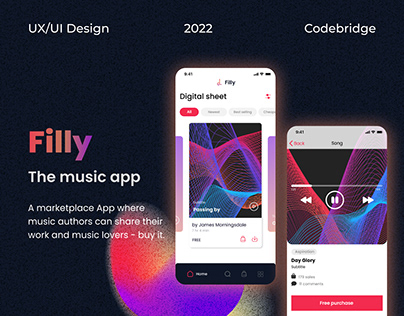 Filly - Music Marketplace Mobile App