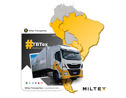 Redesign de marca Miltex Transportes