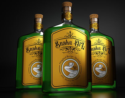 Snake Oil Absinthe - Brand concept and bottle design