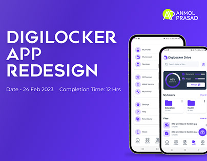 DigiLocker App Redesign | Improved Usablility