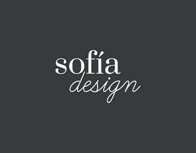 Brand identity - Sofia design - Marca de joyas