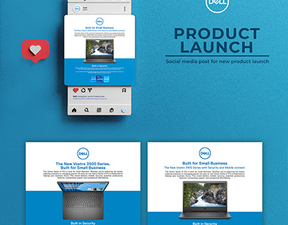 Dell Vostro Product Launch Social Media Posts
