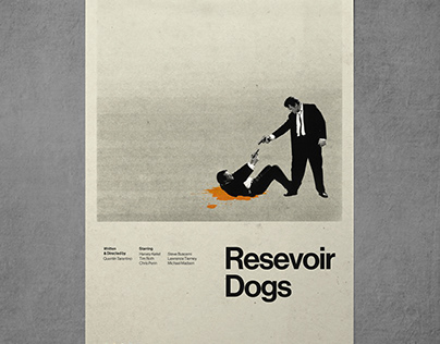 Resevoir Dogs Poster Design