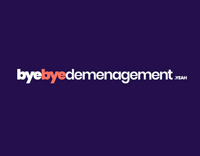 ByeByeDéménagement - Branding / Webdesign