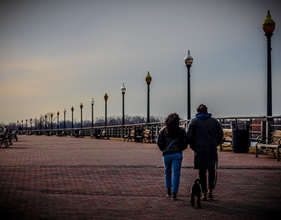 A stroll at the Liberty State Park - Color