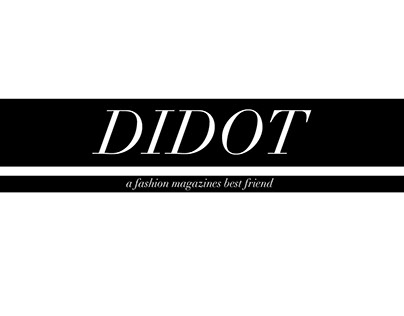 Didot Type Specimen Book