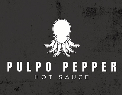 Pulpo Pepper Hot Sauce Branding
