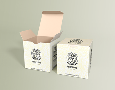 Box packaging & bottle label design.