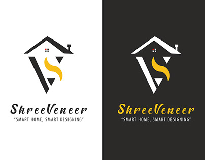 shree veneer logo design