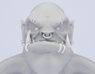 Orc - Zbrush Sculpting and Retopology