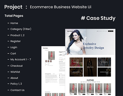 Ecommerce Business Website Ui