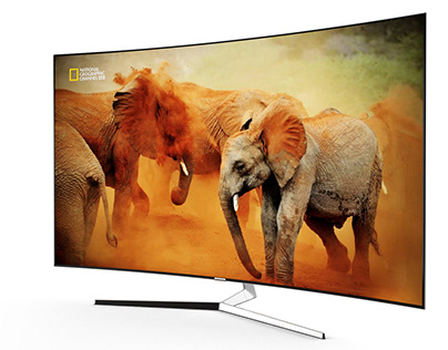 3d model: KS9500 Curved 4K SUHD TV by Samsung