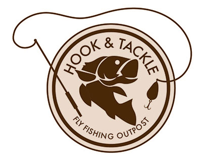 Logo Design - Hook & Tackle Fly Fishing Outpost