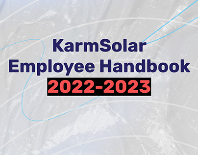 KarmSolar Employee Handbook