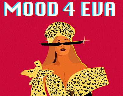 Illustration Beyoncé - MOOD 4 EVA