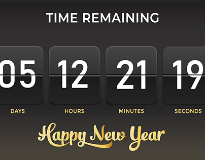 Happy New Year 2022 Greeting Countdown