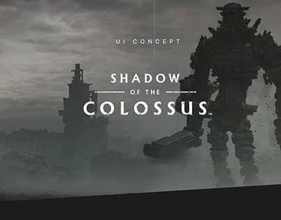 GAME UI | Shadow of the Colossus Concept