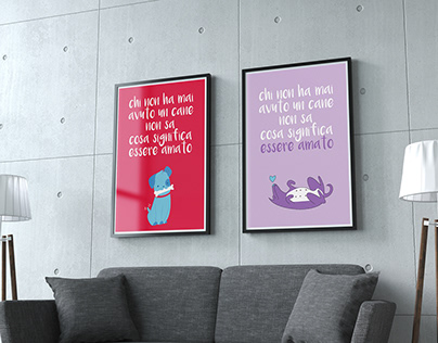 Bausocial // dog posters for Etsy