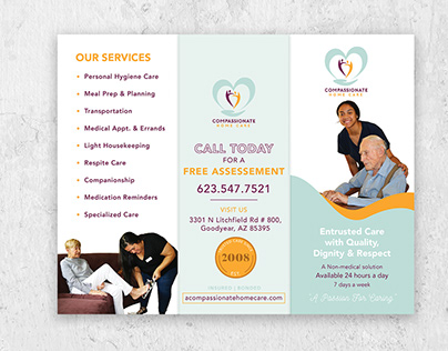 Brochure Design for Compassionate Home Care